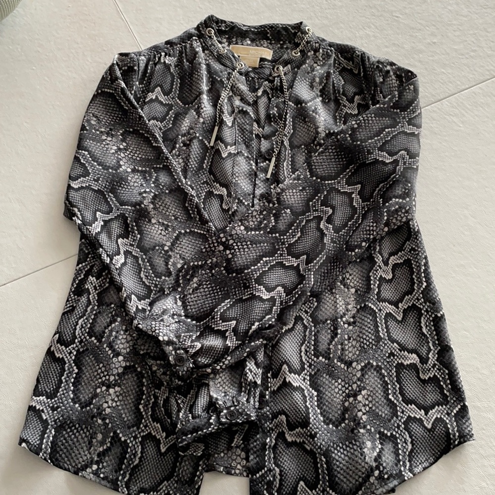 Michael Kors Snake Print Top